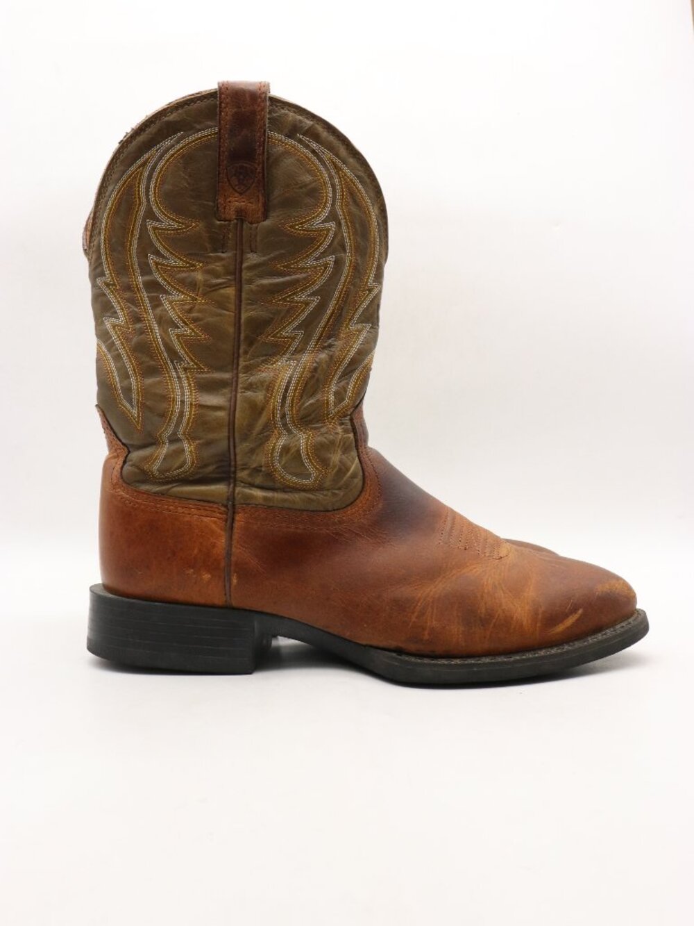 Ariat Boots Men's Size 10.5 D Western Brown Cowboy Leather 10010866